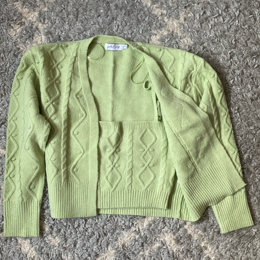 Petal & Pup Sweater Set